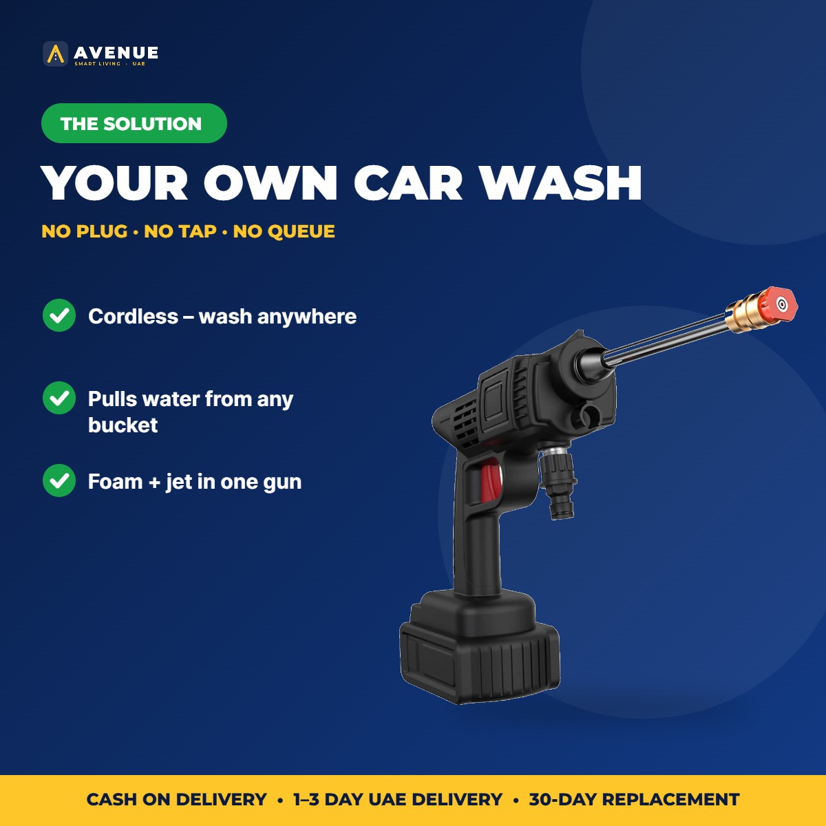 Avenue Cordless Pressure Washer Gun
