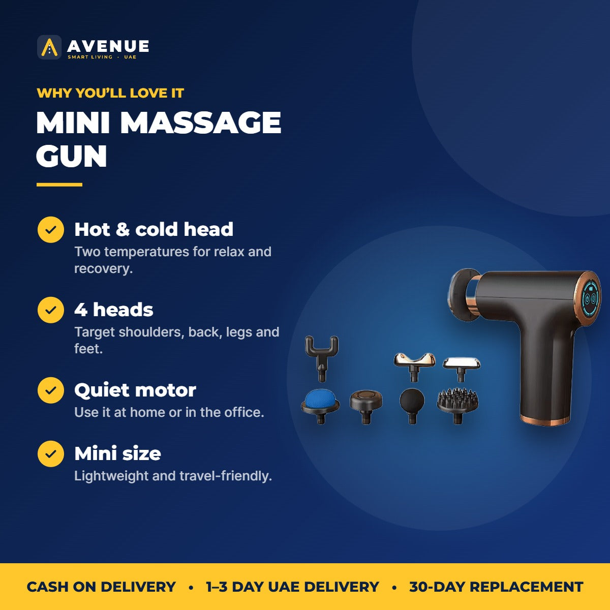 Avenue Mini Massage Gun – Hot & Cold