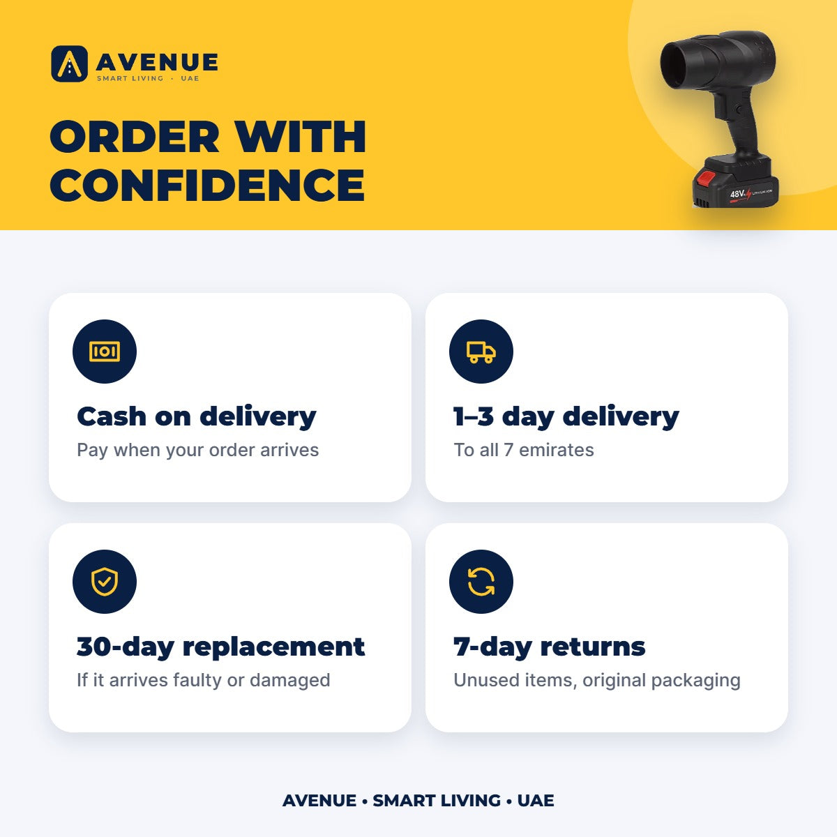 Avenue Cordless Jet Duster Blower