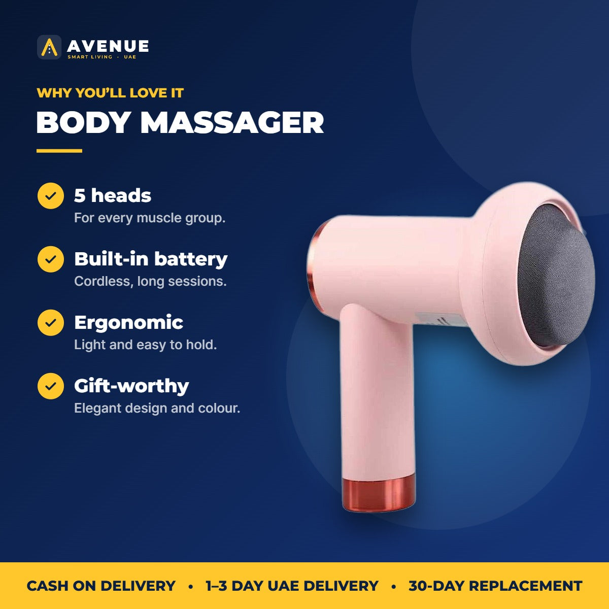 Avenue Handheld Body Massager