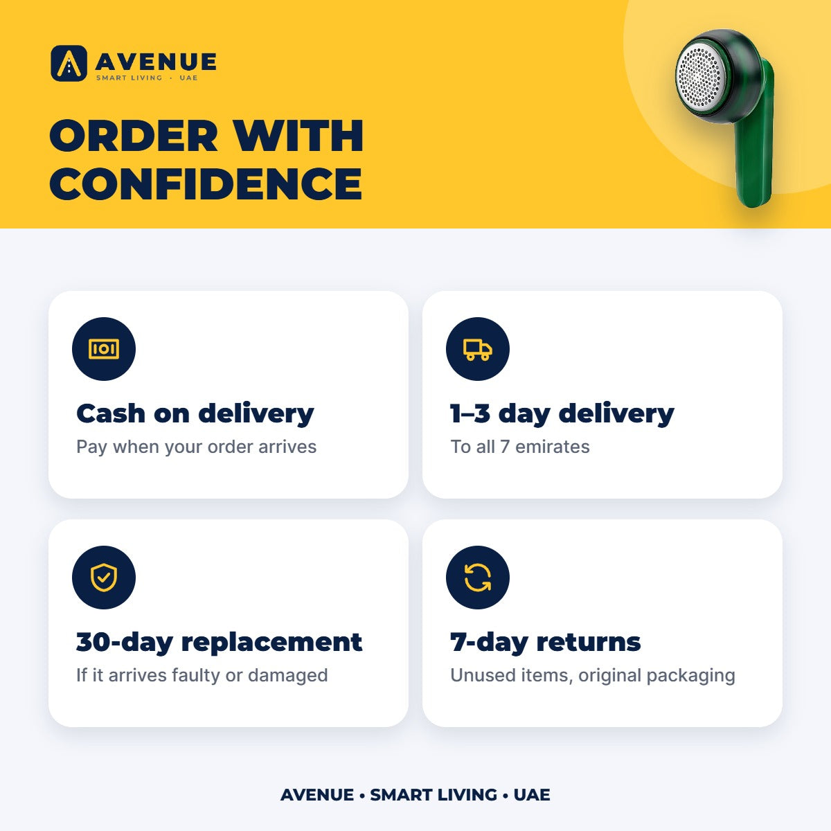 Avenue Rechargeable Lint Remover